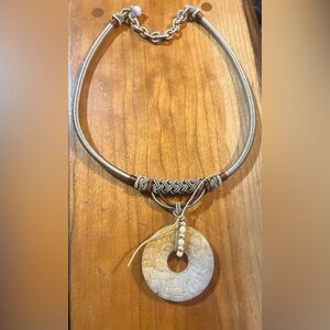 Nephrite Jade & Freshwater Pearl on hand woven silk cord